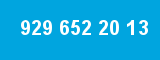 929 652 20 13 929 652 20 13